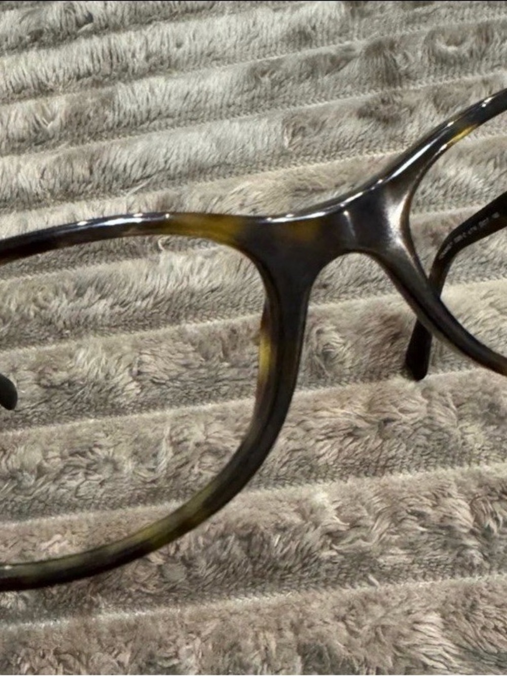 Rare CHANEL Tortoiseshell Women’s Eyeglass Frames - Brown & Amber